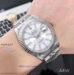 Perfect Replica Rolex Datejust II 41mm Jubilee Watch - Silver Dial Fluted 8215 Automatic